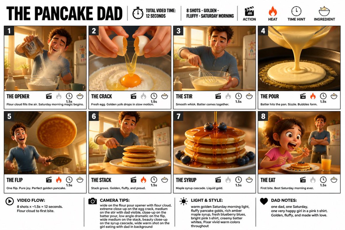 Pancake Dad Storyboard
