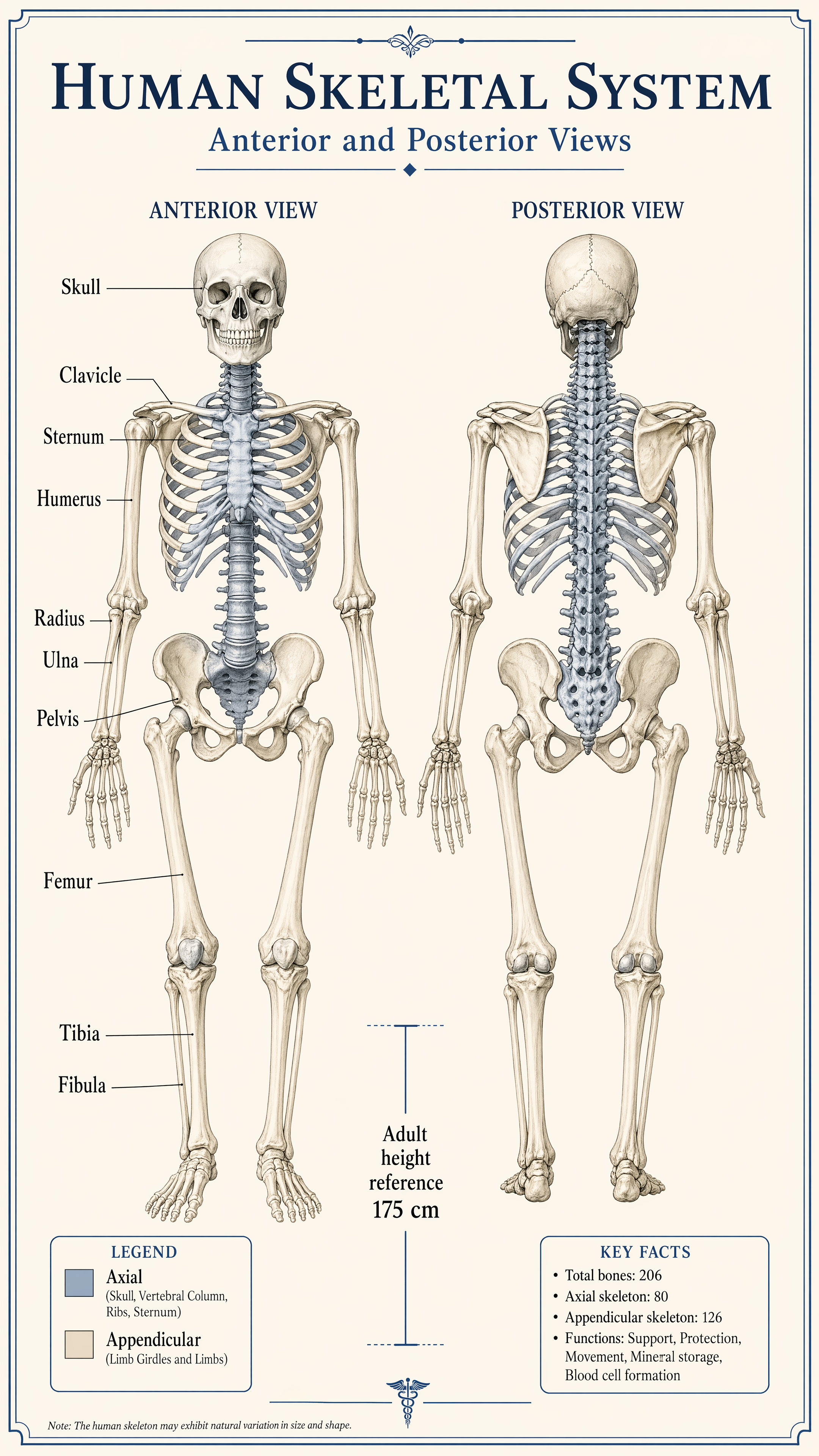 Skeletal System Poster