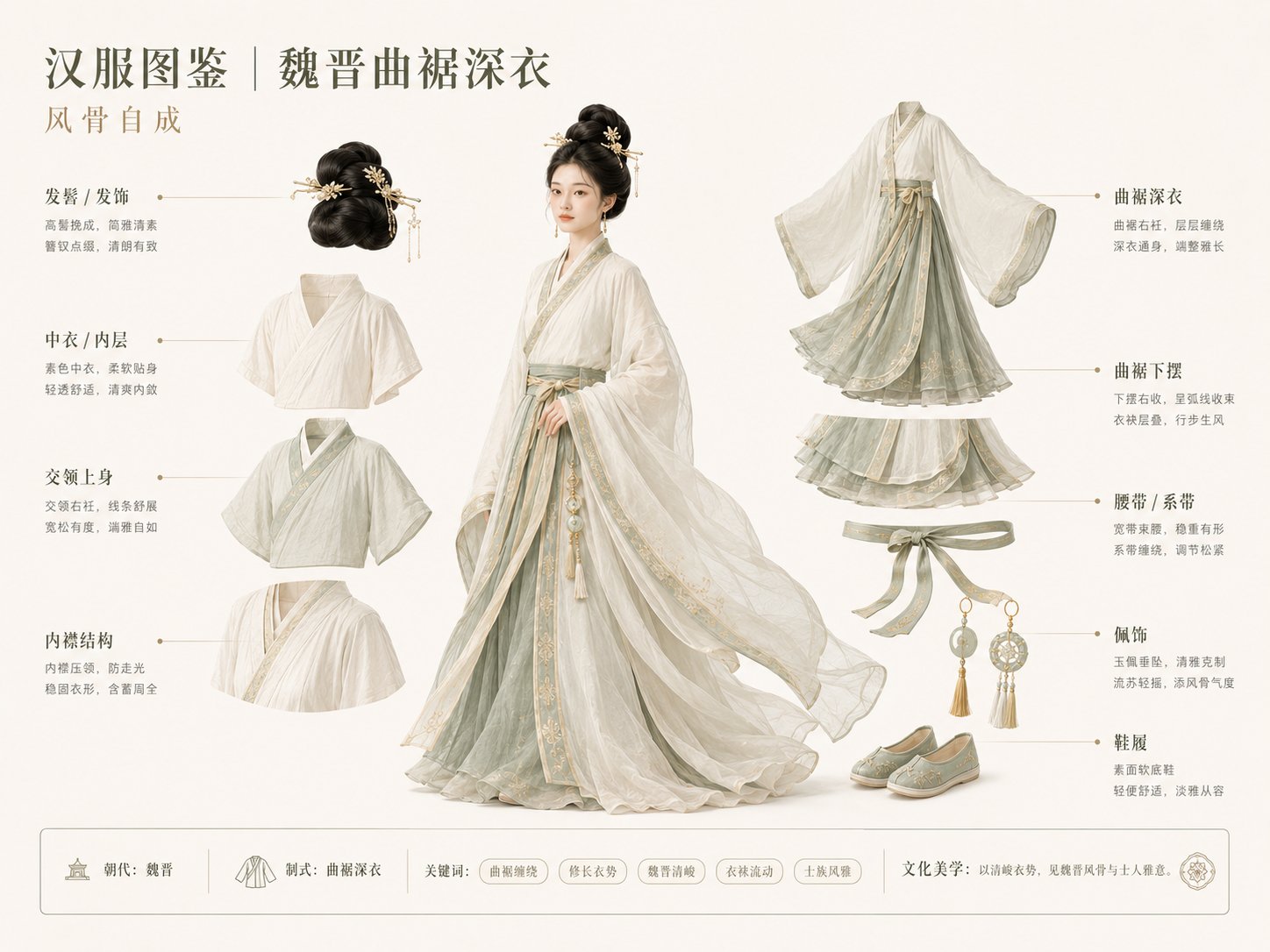 苹果风魏晋汉服层级结构图鉴 2