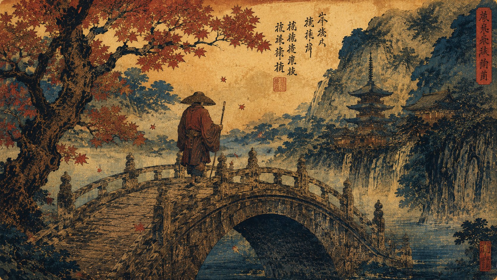 艺术风格特定主题插画模版 2