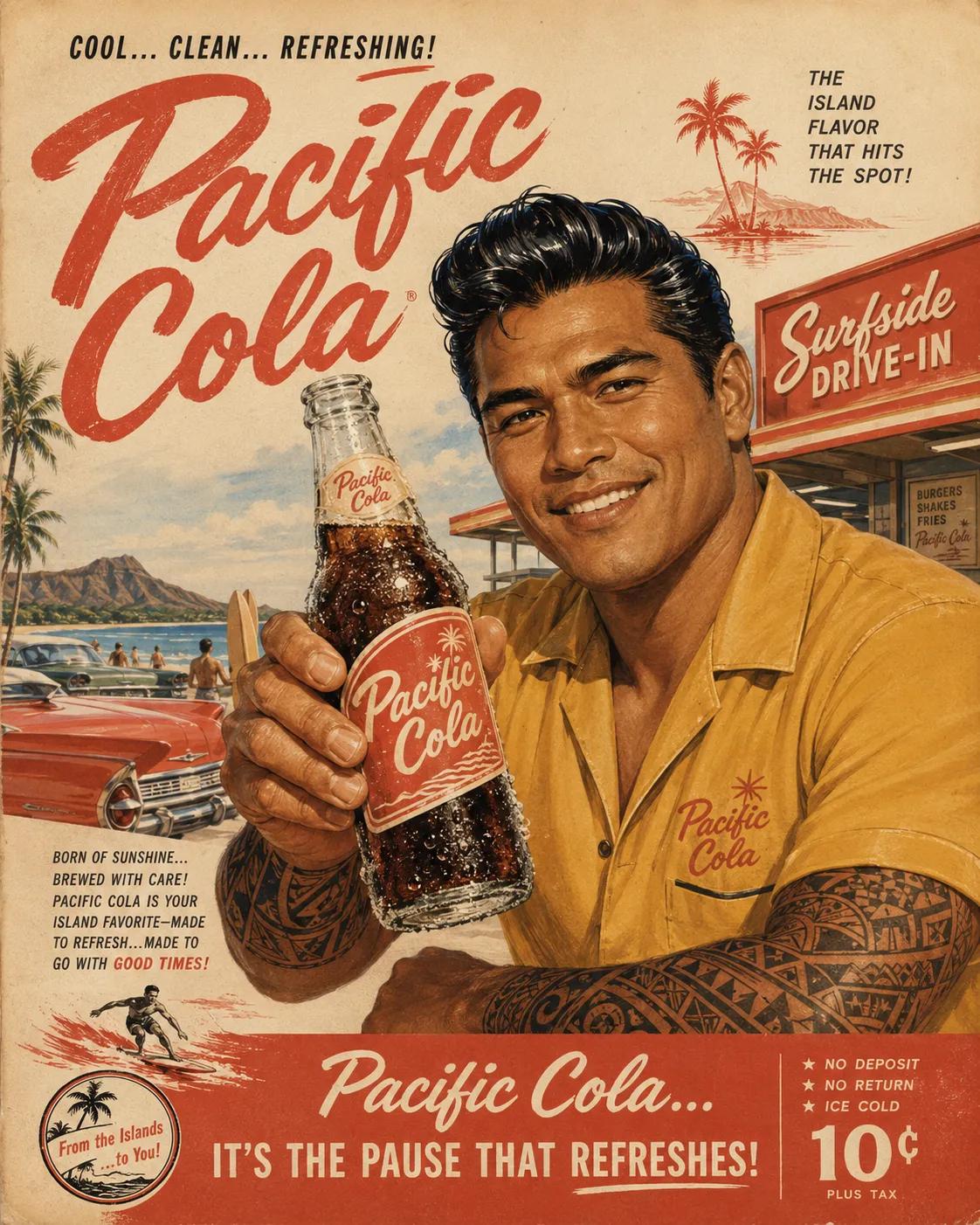60年代美式复古广告海报 2