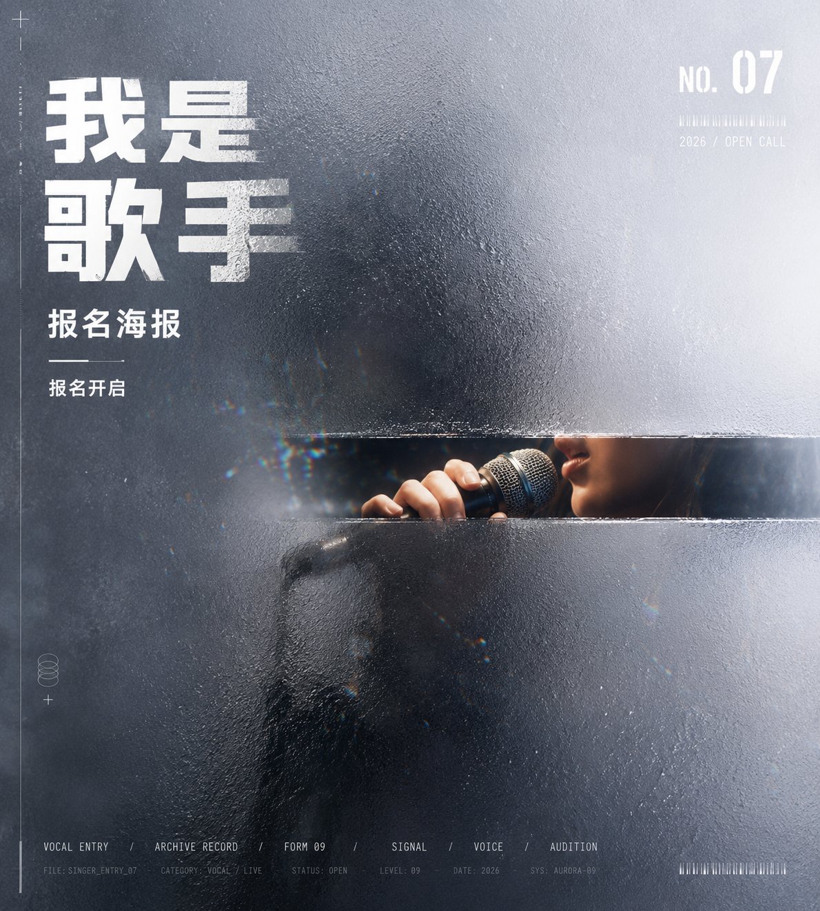 疯狂星期四KFC压花玻璃质感作品集封面 2