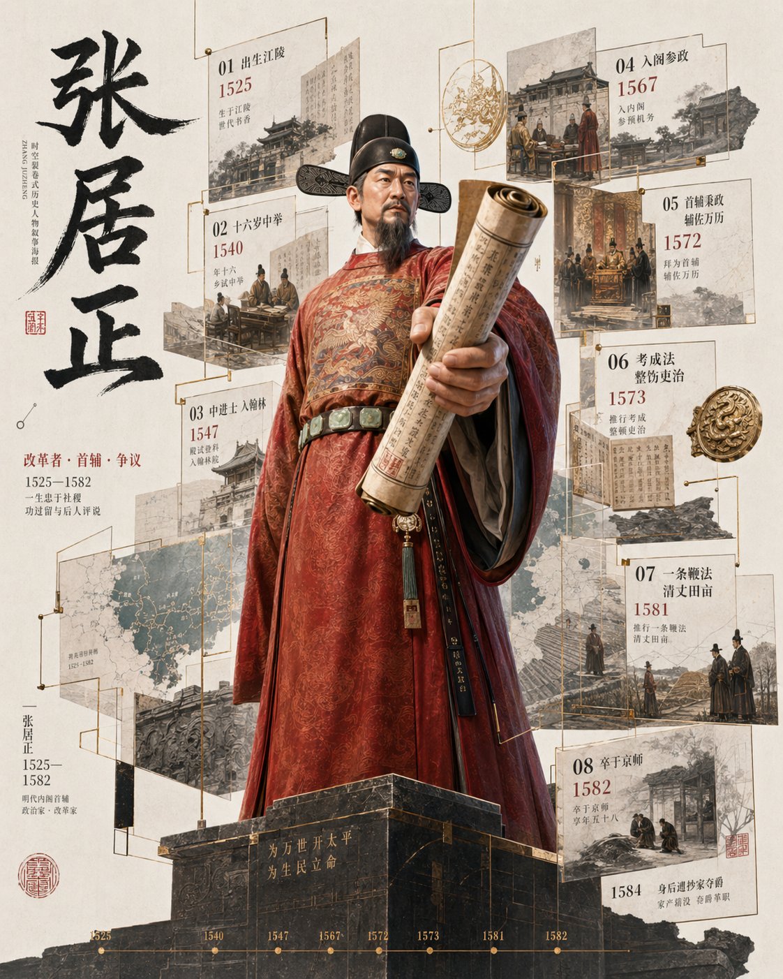 创作高完成度历史人物海报 2
