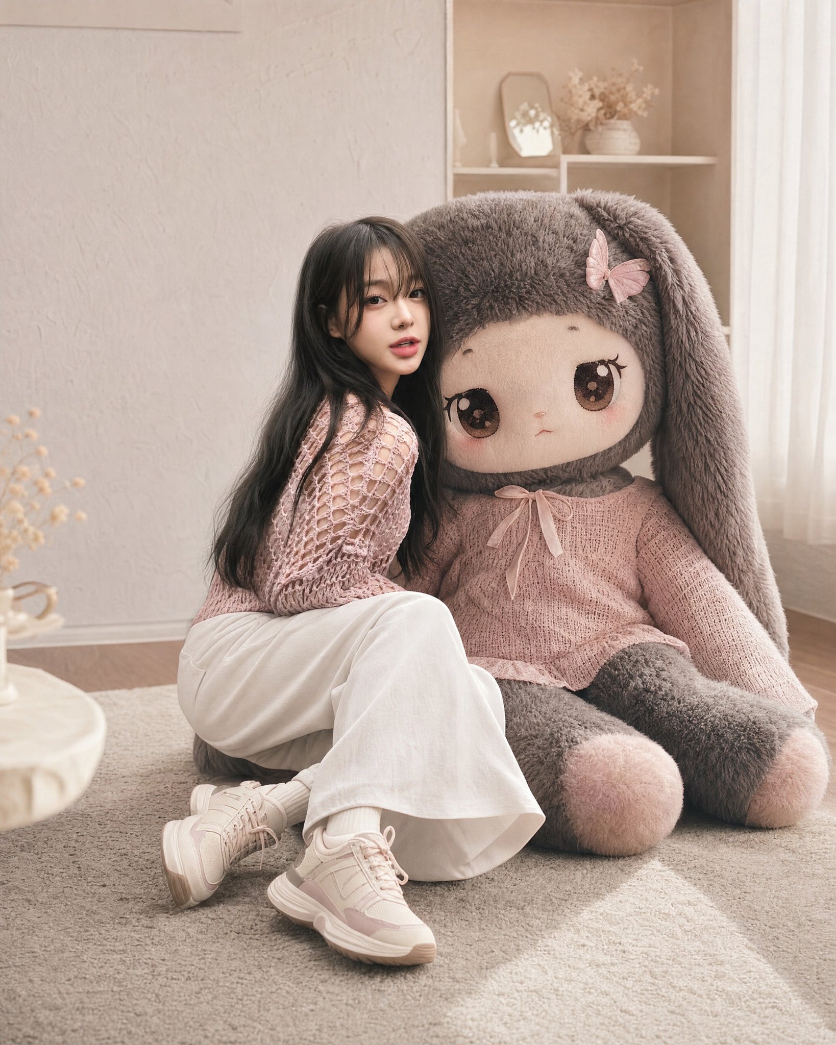 人物特质关联定制巨型毛绒公仔写真