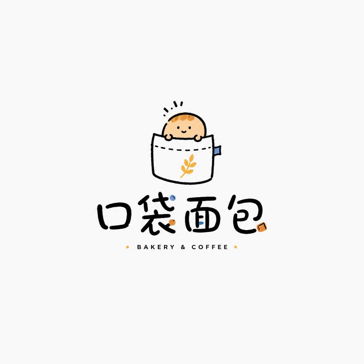 治愈系手绘趣味字标Logo设计 2