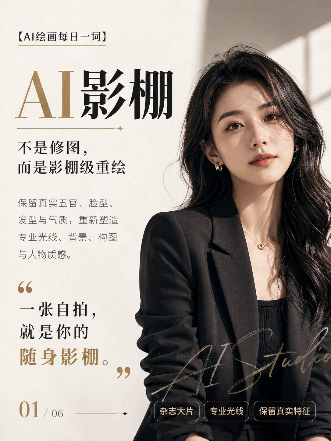高级时尚杂志风格人像大片