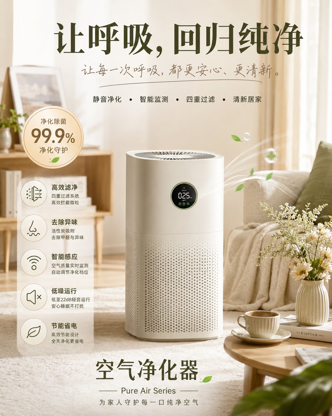 高质感咖啡壶家电广告海报 2