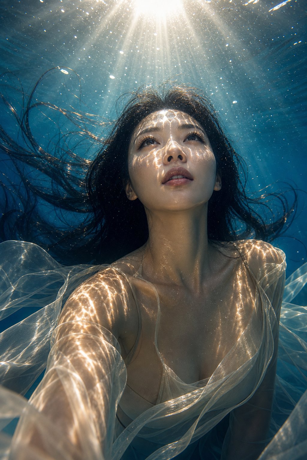 超写实东方美女水下时尚大片 2