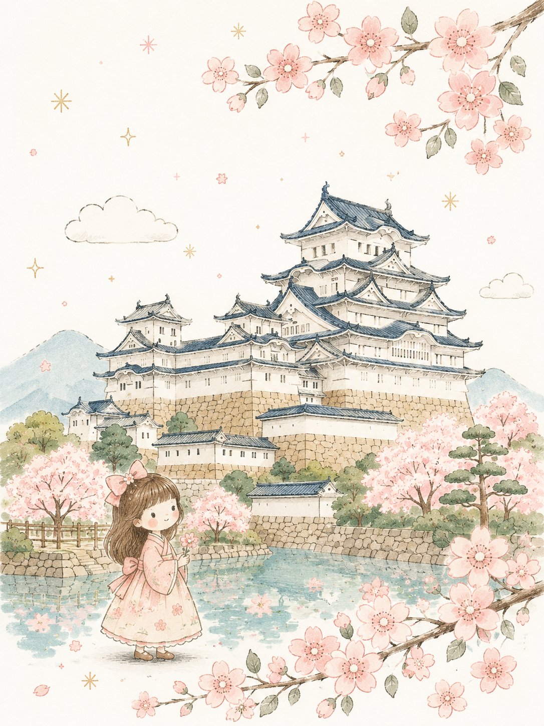 简约手绘童话风儿童插画 2