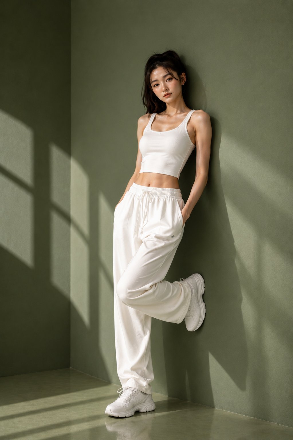 极简奢华运动风东亚女性时尚写真 2
