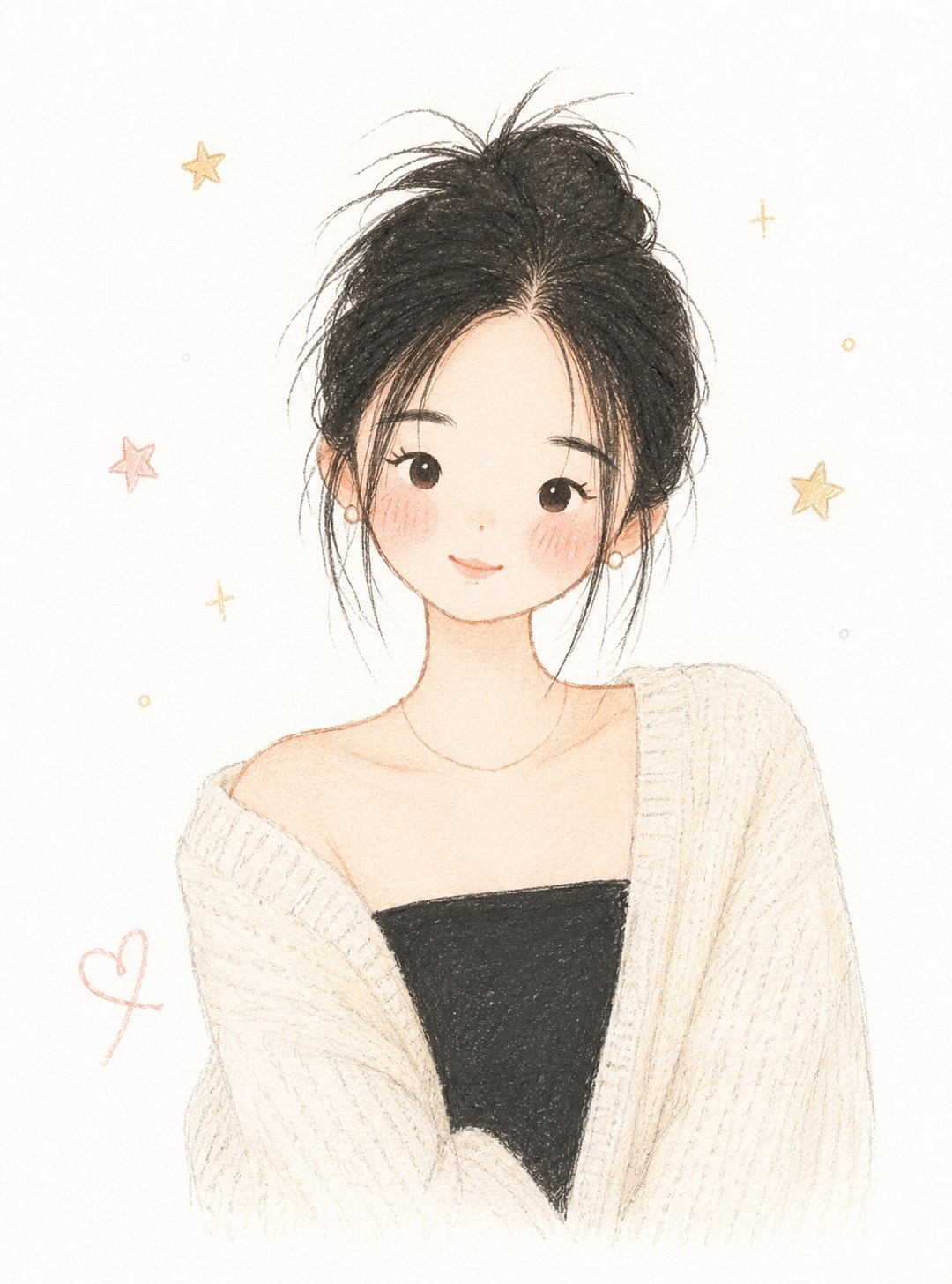 北欧治愈系极简手绘童话插画 2