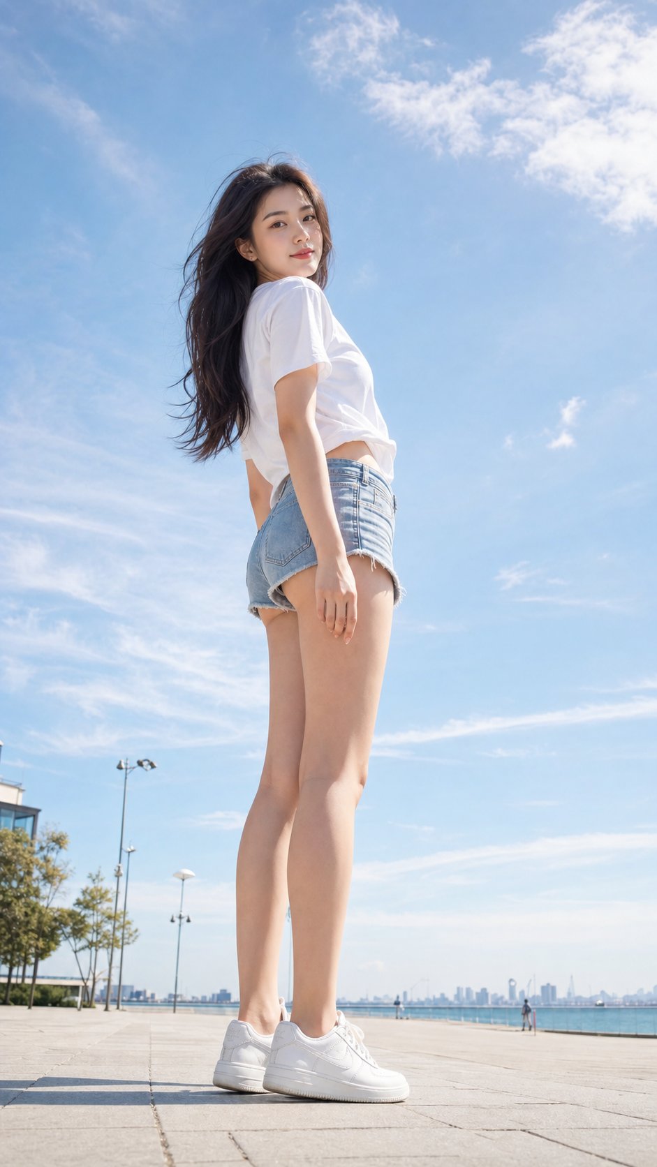户外时尚杂志风超写实中国女性摄影 2