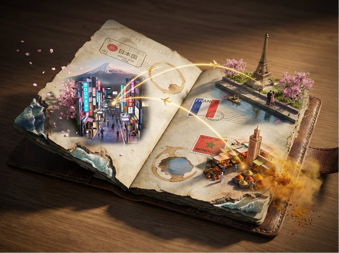 护照幻境冒险地图