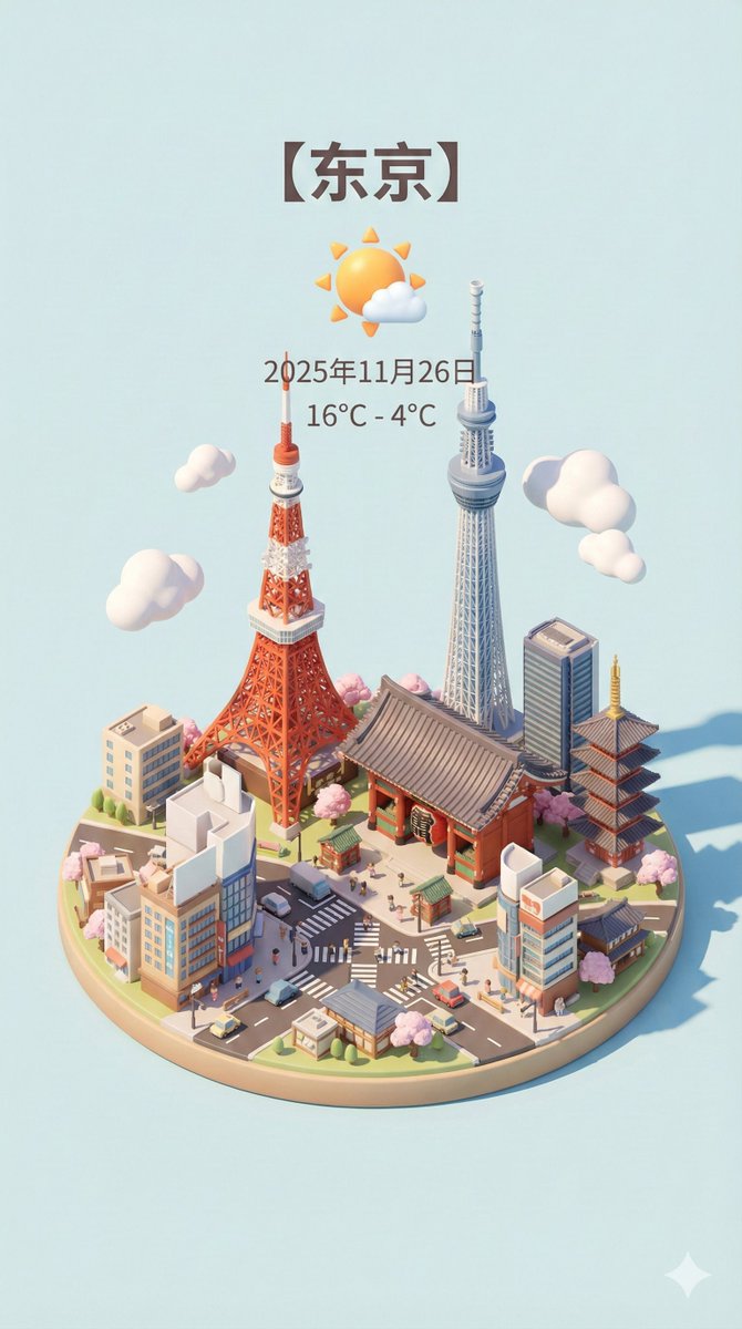 城市动态天气卡片 2