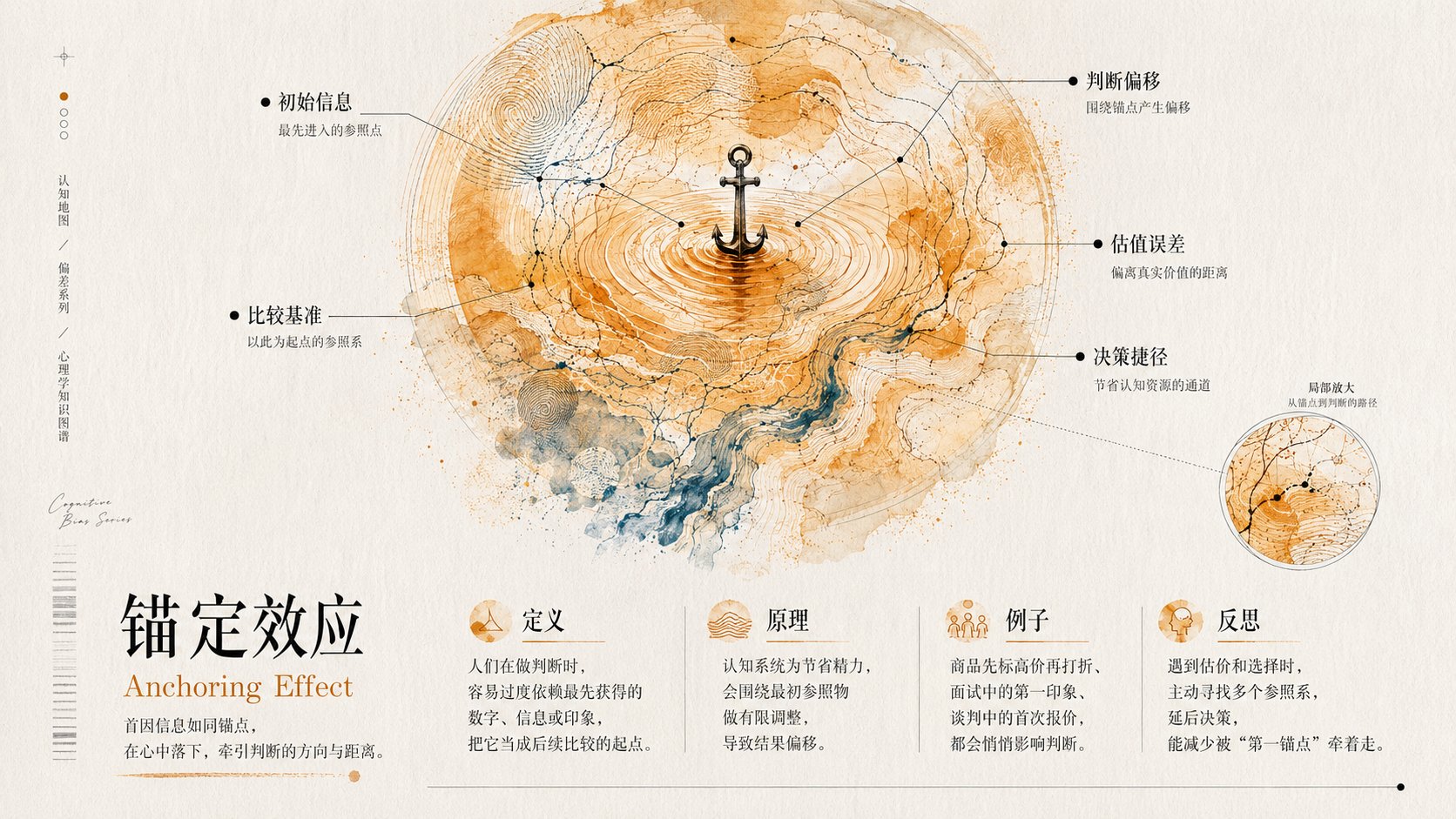心理学知识点高级概念海报设计 2