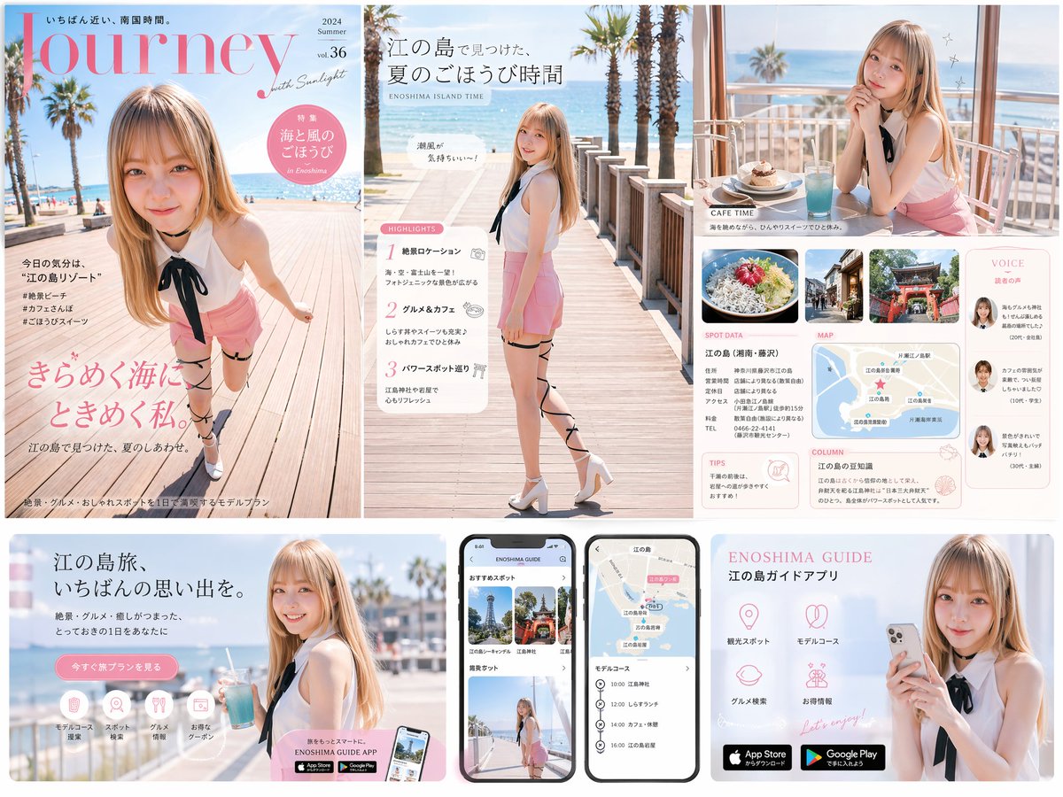 实景女性旅行杂志设计