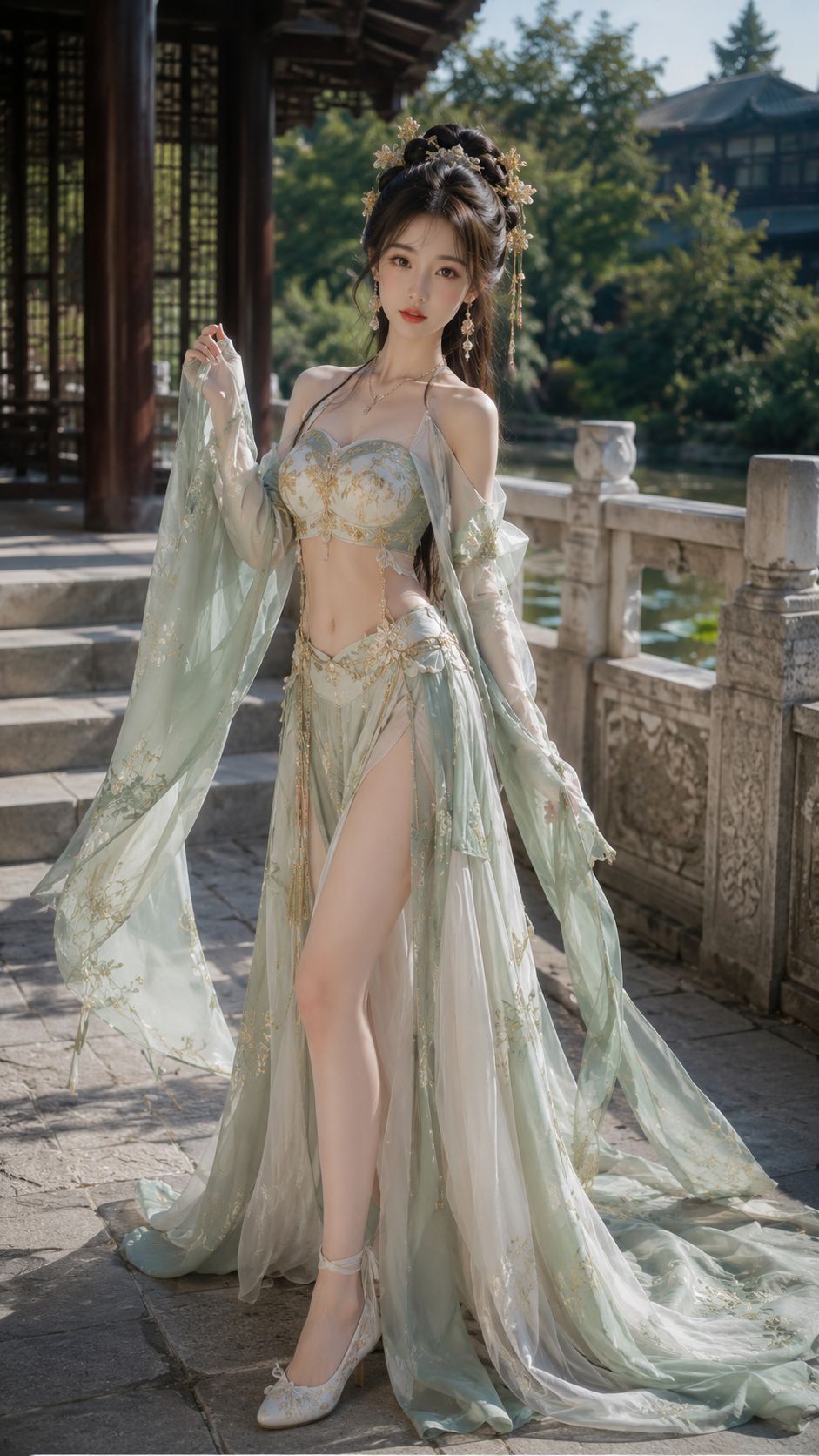 性感宋风汉服中国美女网红 2