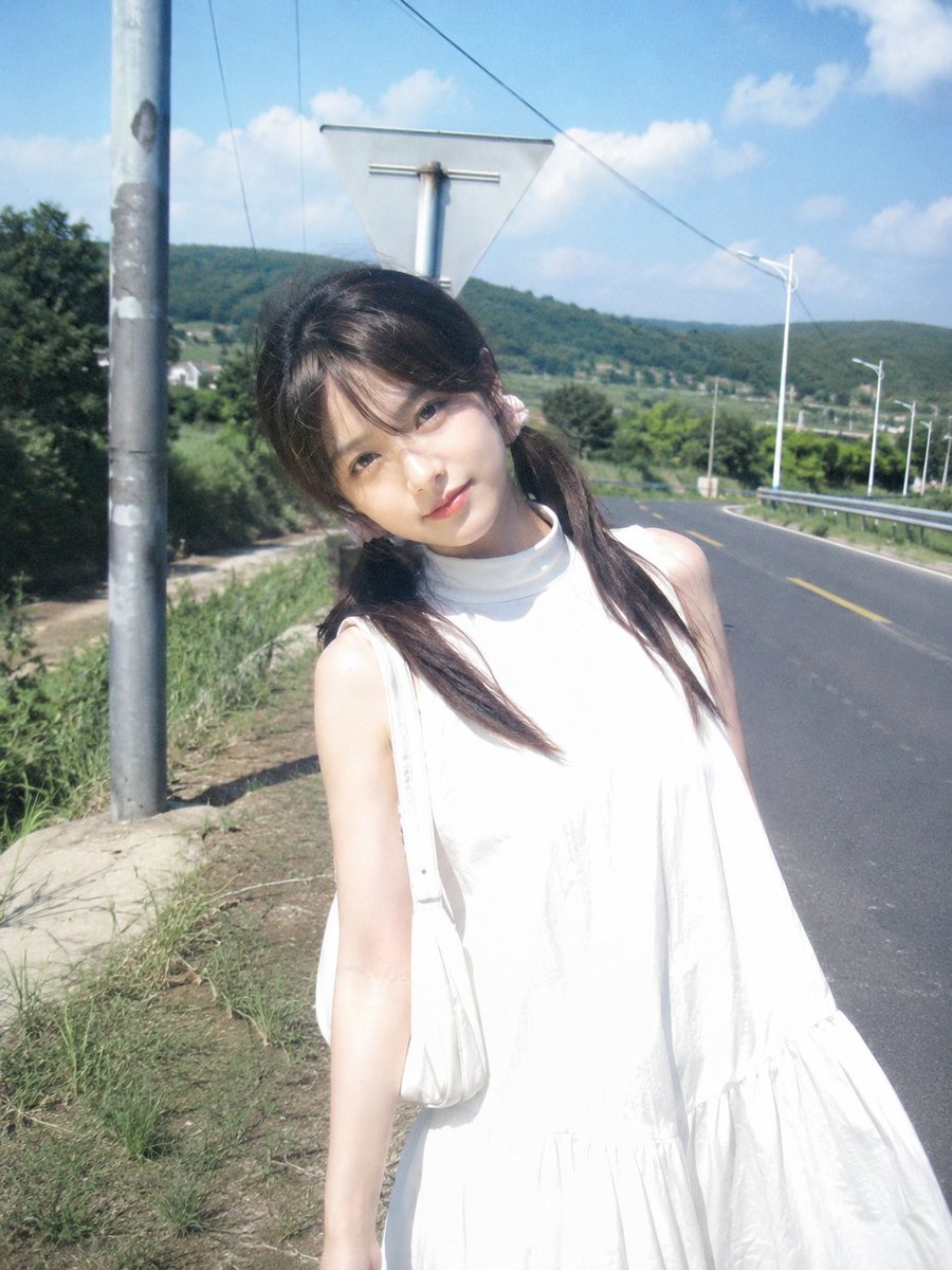 夏日乡间公路CCD复古少女写真