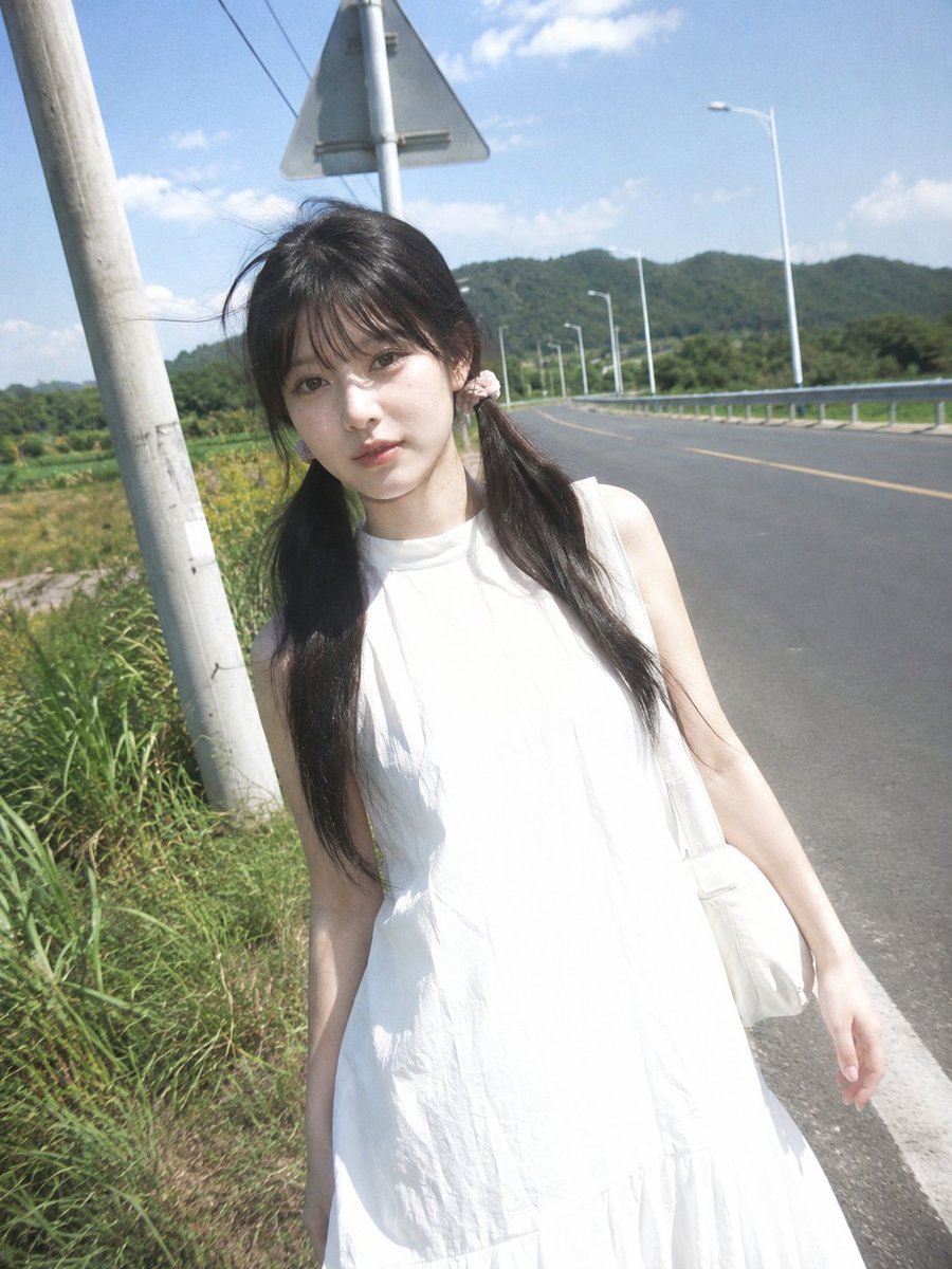 夏日乡间公路CCD复古少女写真 2