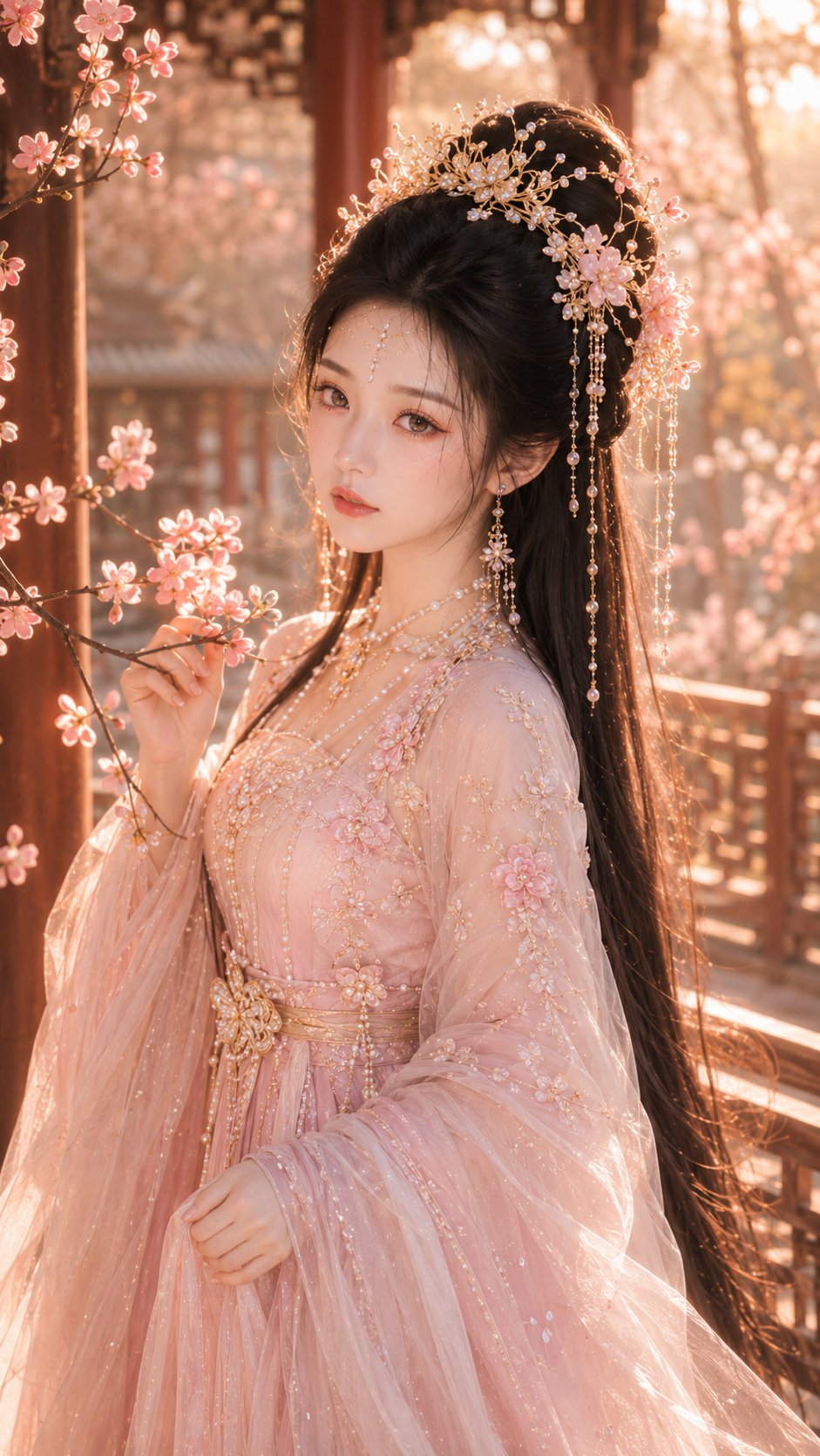 唐风仙侠白衣少女回眸写真 2