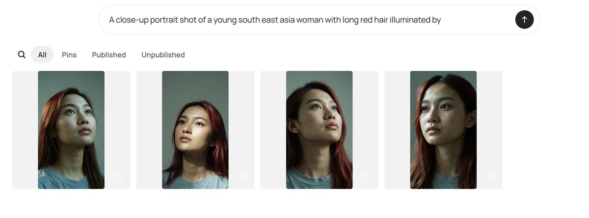 AI 画廊人像 UI 截图