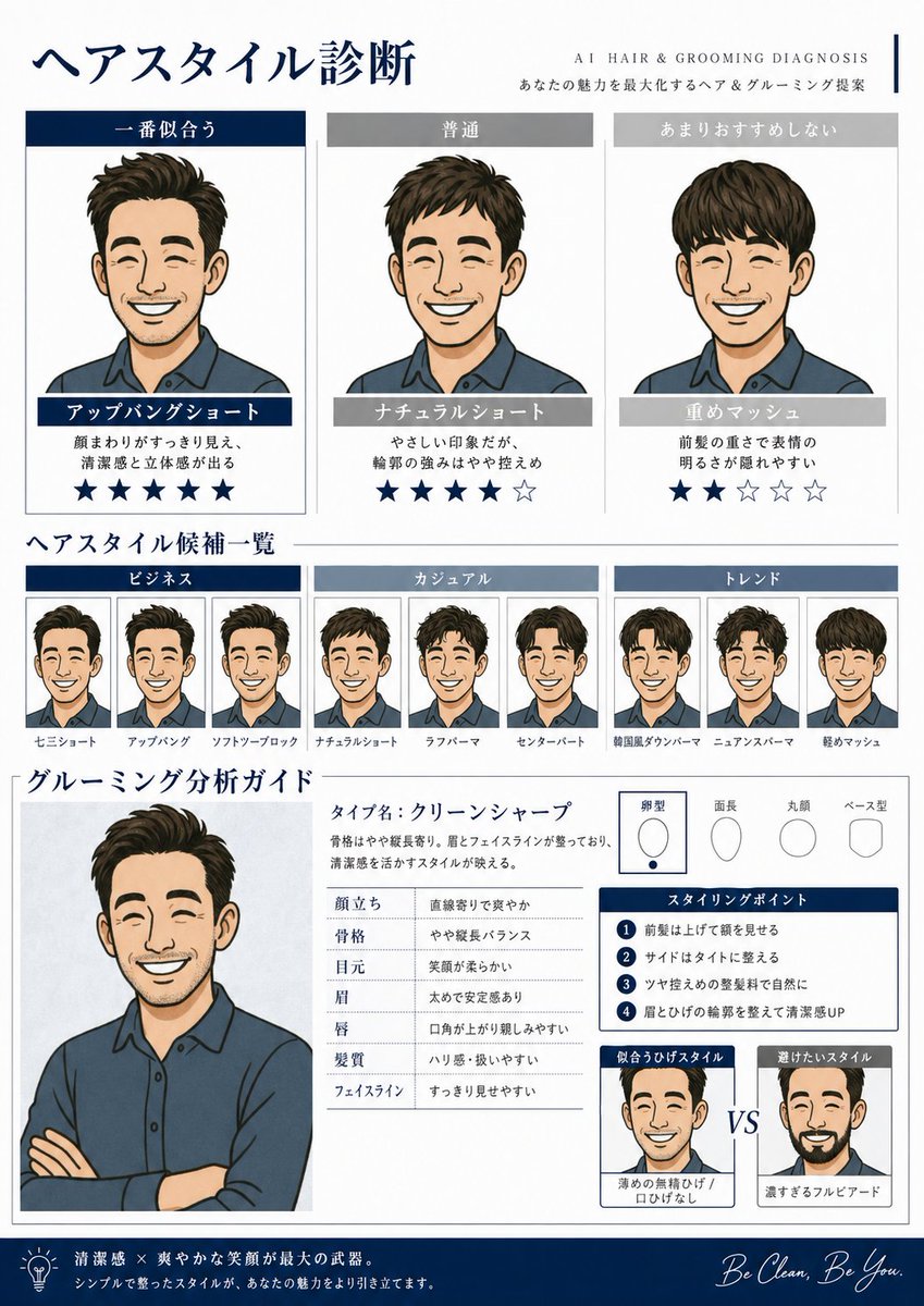 AI 发型与仪容诊断报告 2