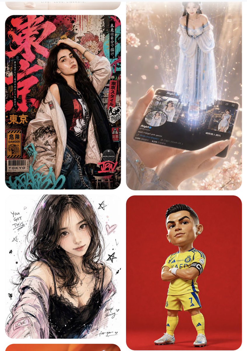 四卡片 AI 灵感画廊