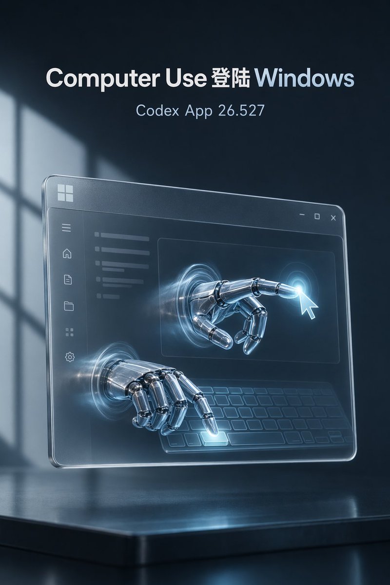 未来感 AI Windows 登录海报