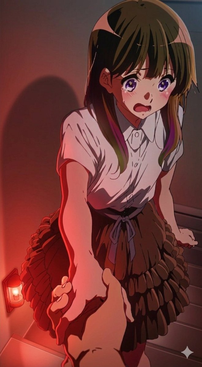 紧急楼梯间的动漫少女 2