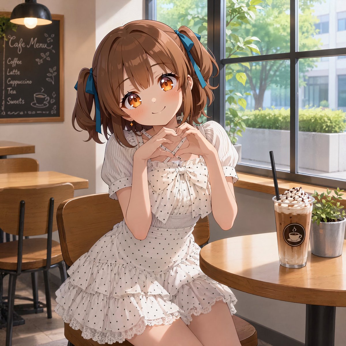 阳光咖啡馆里的动漫少女 2