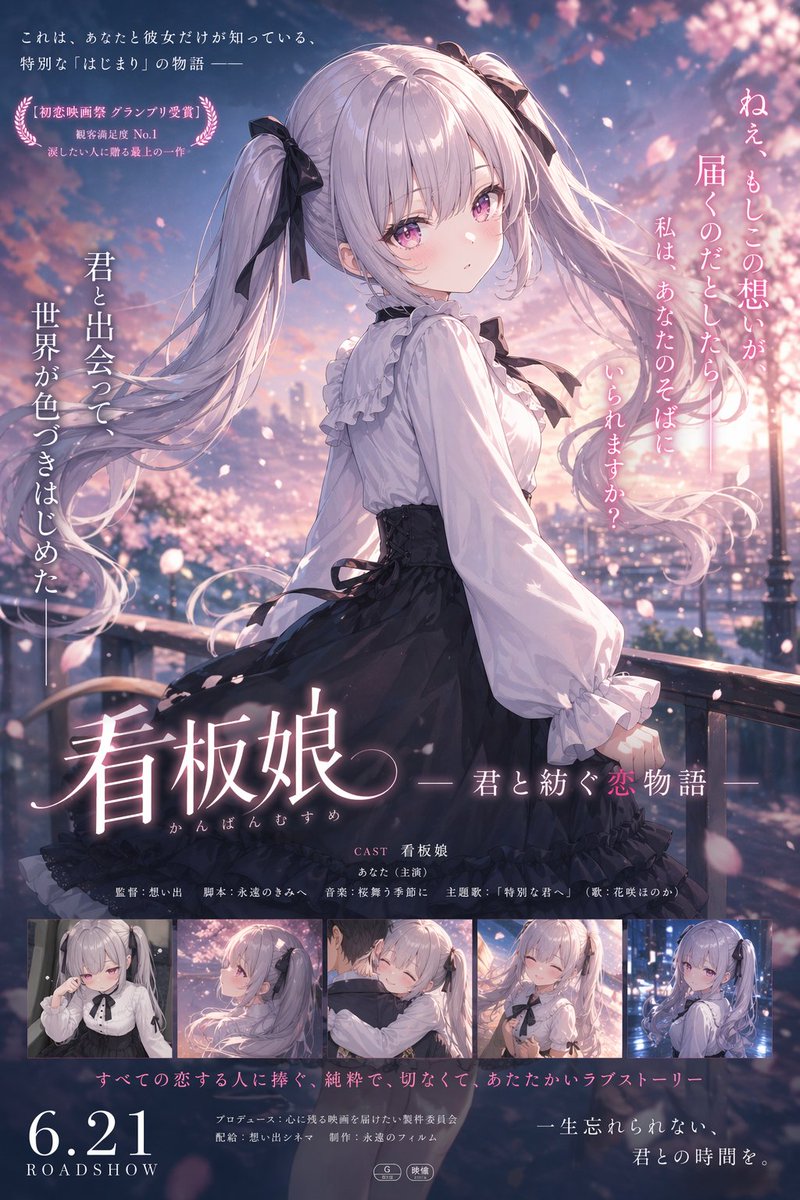动漫爱情电影海报 2