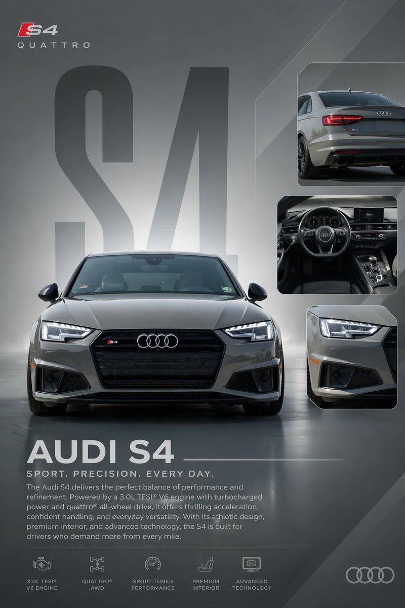 Audi S4 宣传海报