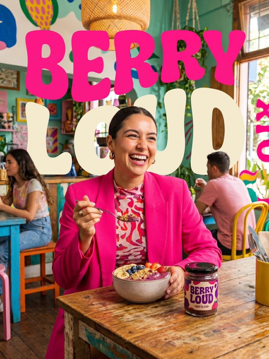Berry Loud 食品广告