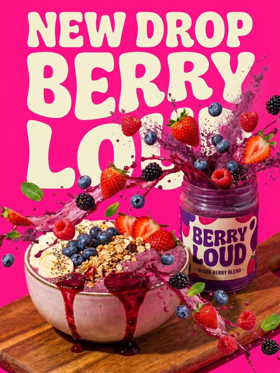 Berry Loud 食品广告 2