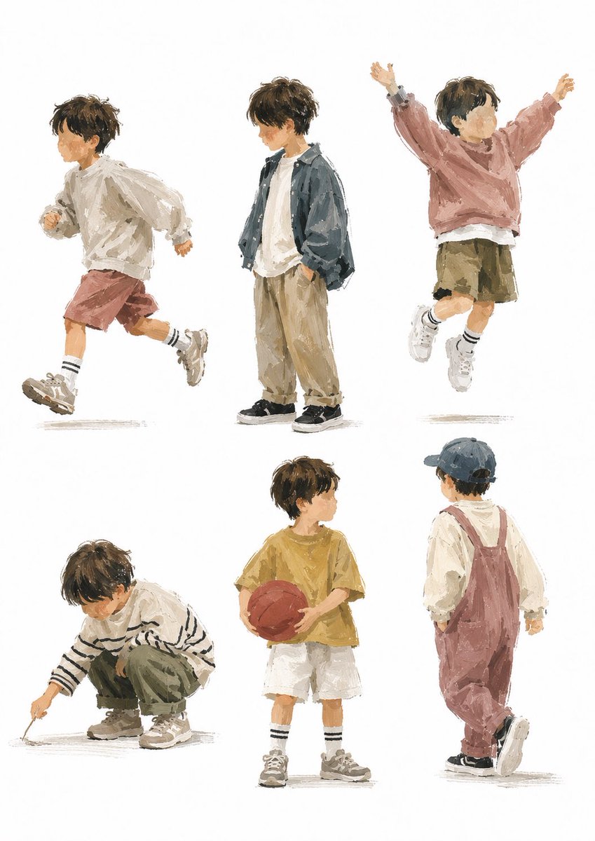Painterly Boy 时尚角色设定集