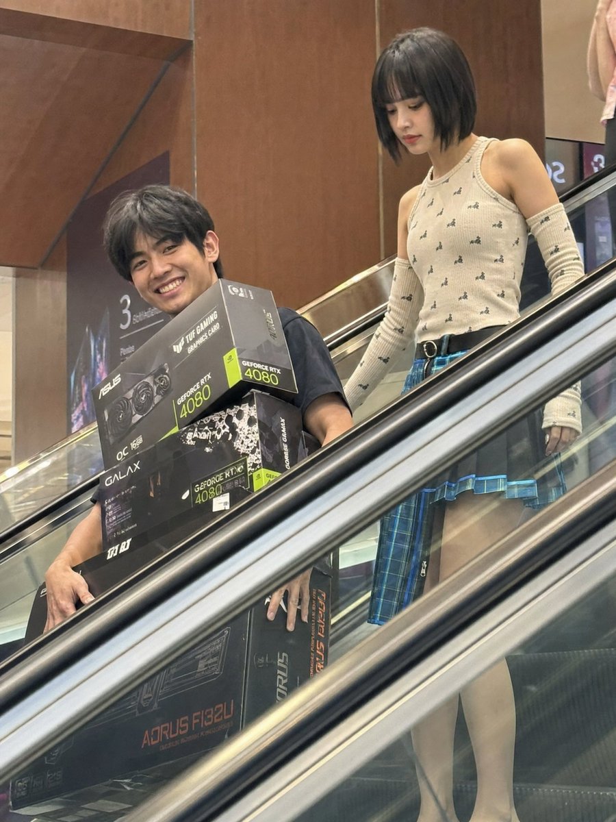 Candid Mall Shopping Snapshot 2