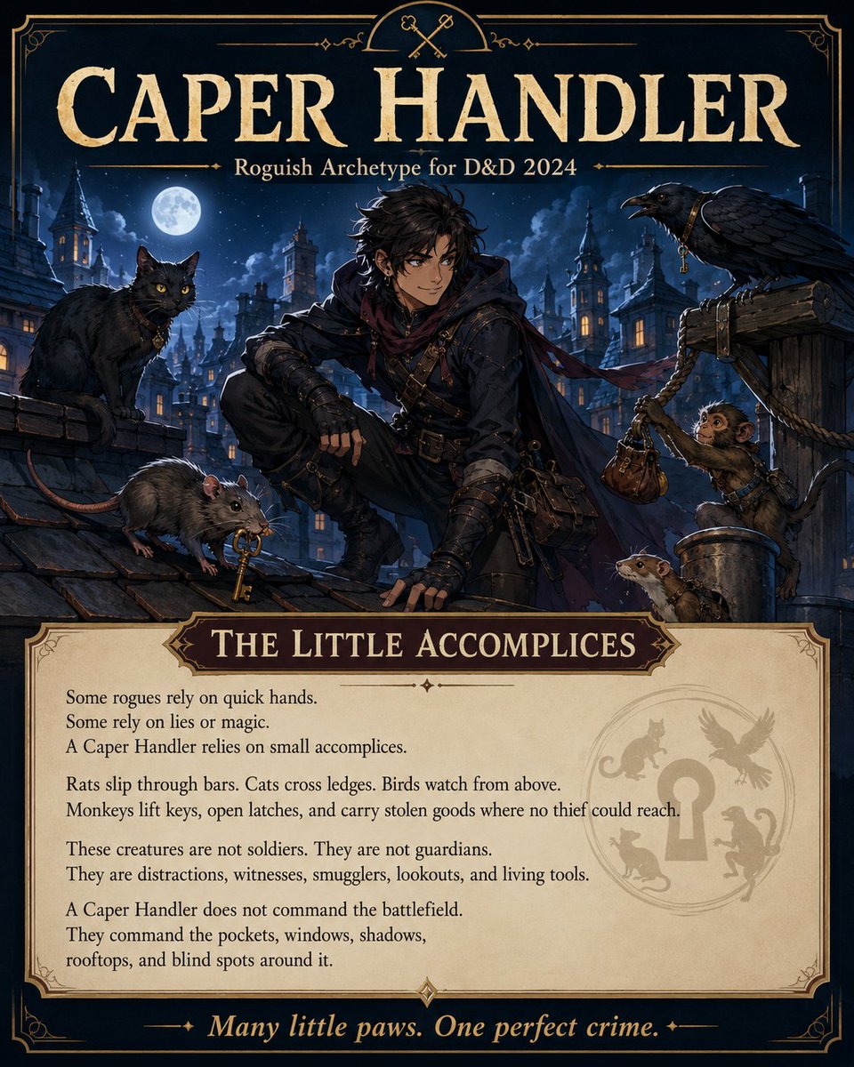 Caper Handler 游侠职业海报