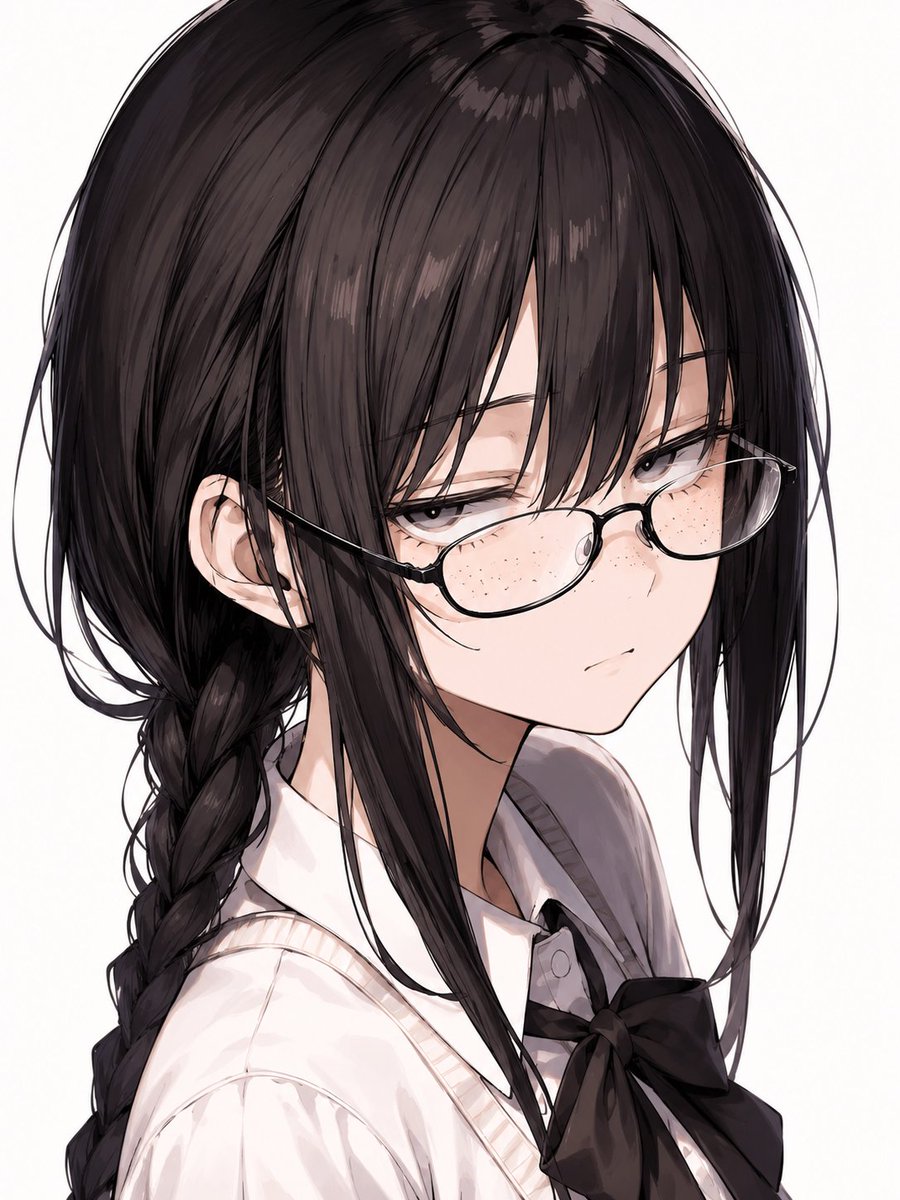 动漫女学生肖像（已打码） 2