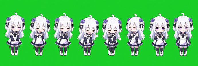 Q 版桌面宠物 Sprite Sheet 4