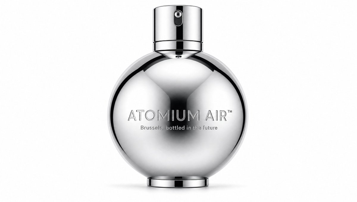 Atomium Air 铬金属香水瓶