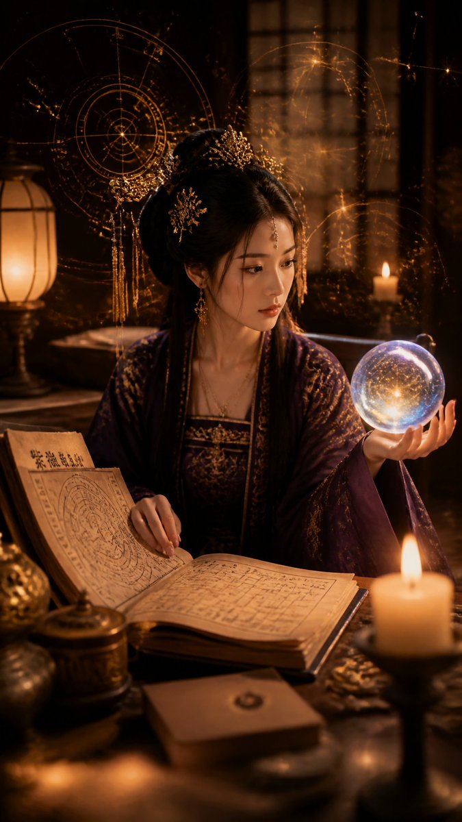 古典烛光汉服占卜师 2