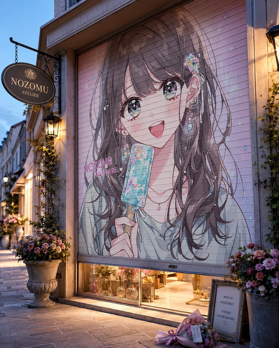 闭店卷帘门涂鸦艺术 4