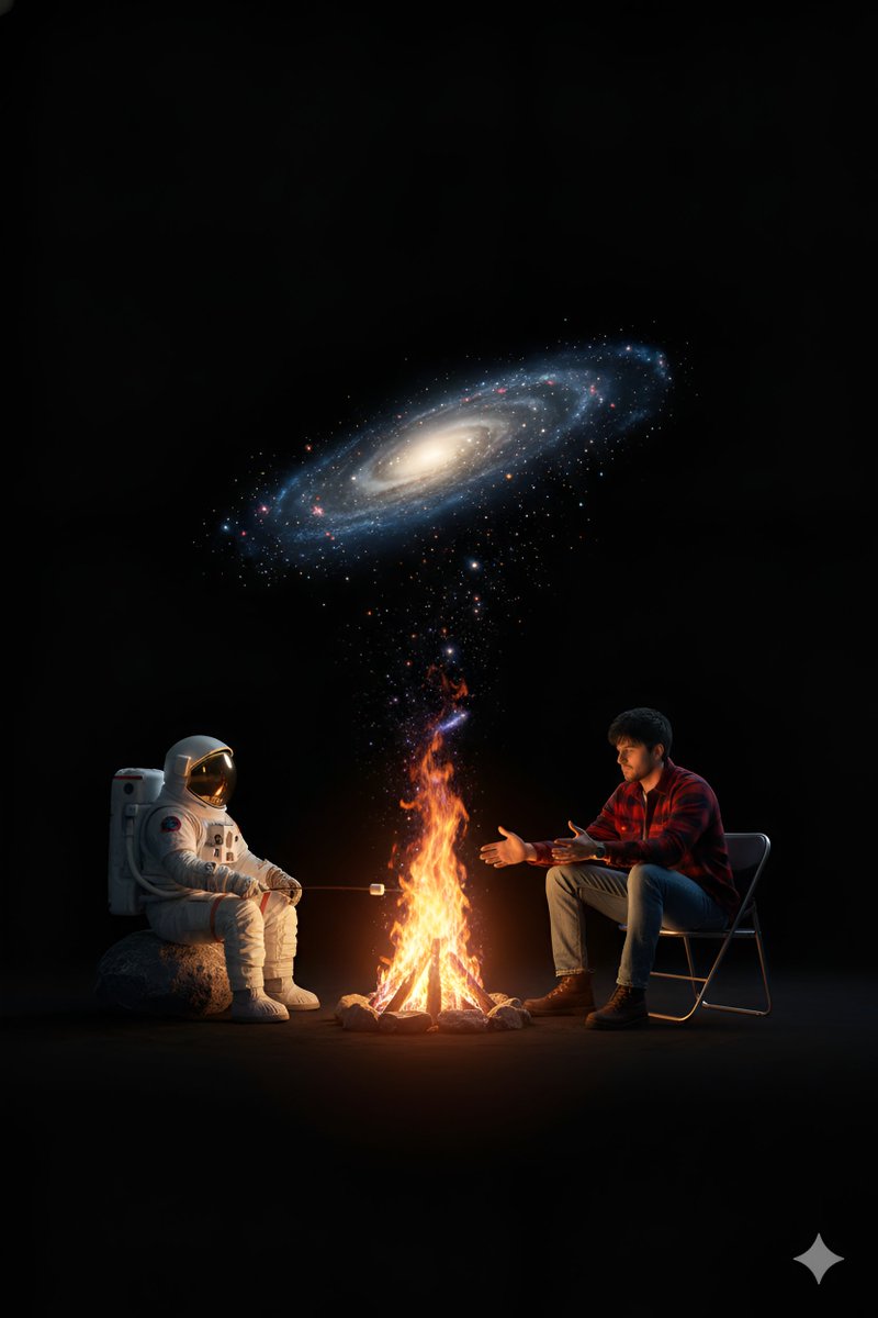 宇宙篝火星系艺术