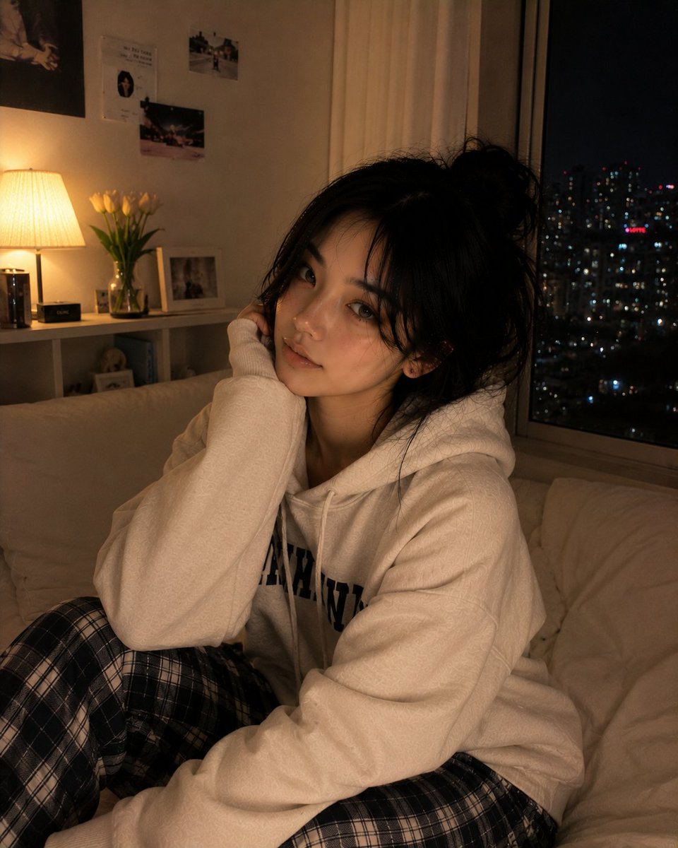 温馨韩式卧室人像 4
