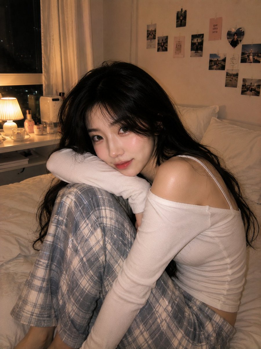 温馨深夜韩式卧室 4