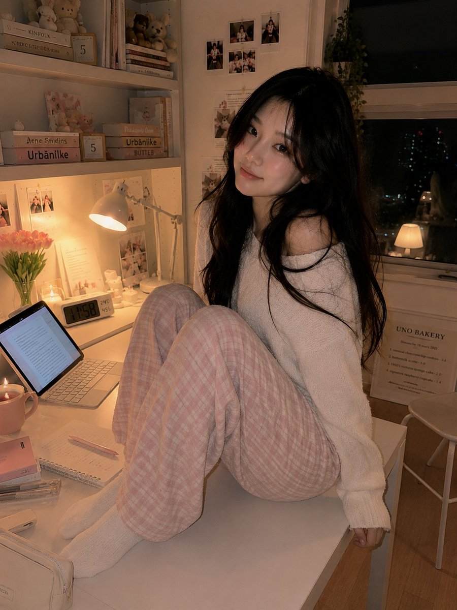 温馨书房夜间肖像 2