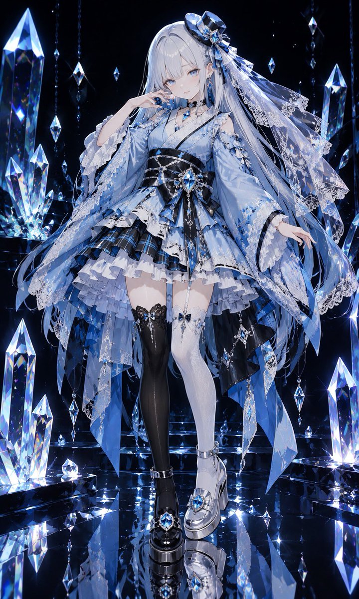水晶哥特萝莉动漫服装