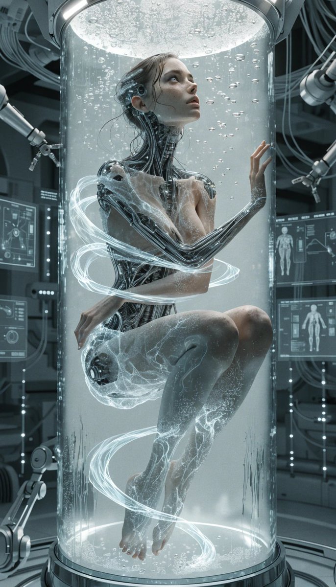 冷冻舱中的赛博女性 2