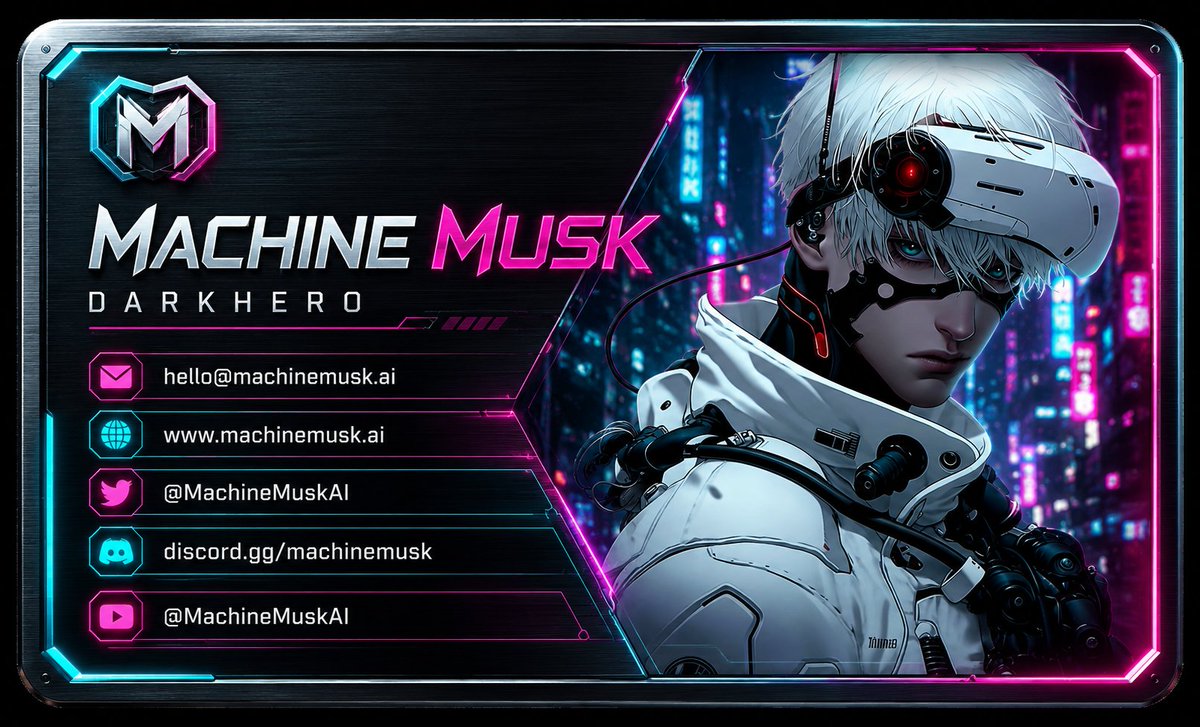 赛博朋克风格 YouMind AI 创作者名片