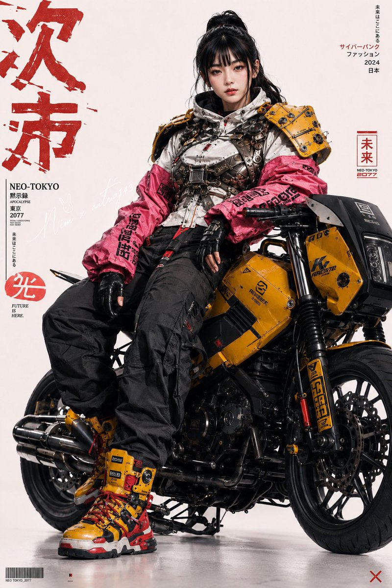 赛博朋克时尚大片人像 2
